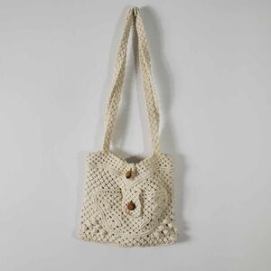 Crochet Shoulder Strap Inner Fabric Bag
